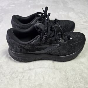 Brooks Womens Ghost 16 1204071B020 Black Running Shoes Sneakers Size 7 B